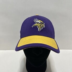 New Era Minnesota Vikings Purple Yellow 39THIRTY‎ Hat S/M NFL Fitted